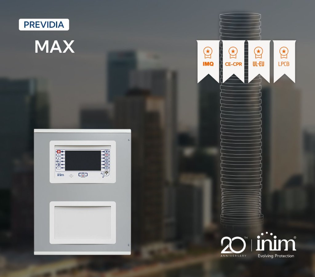 Previdia Max - מערכת גילוי אש מתקדמת
