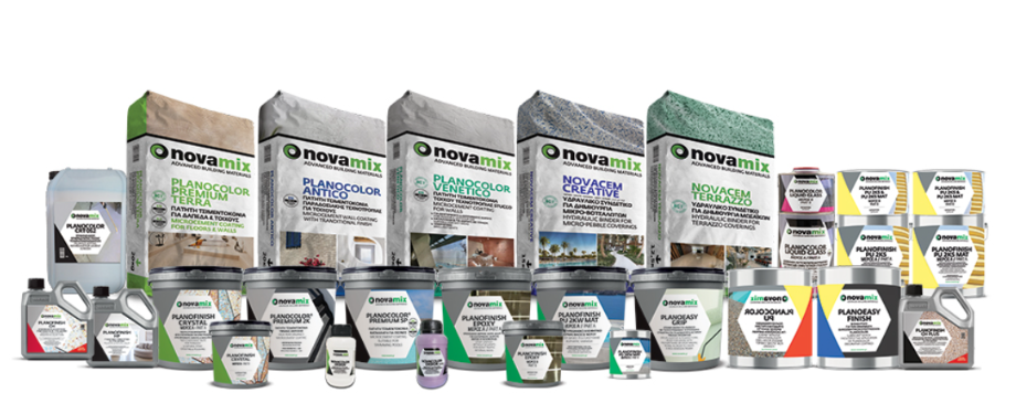 Construction professional applying decorative coating
