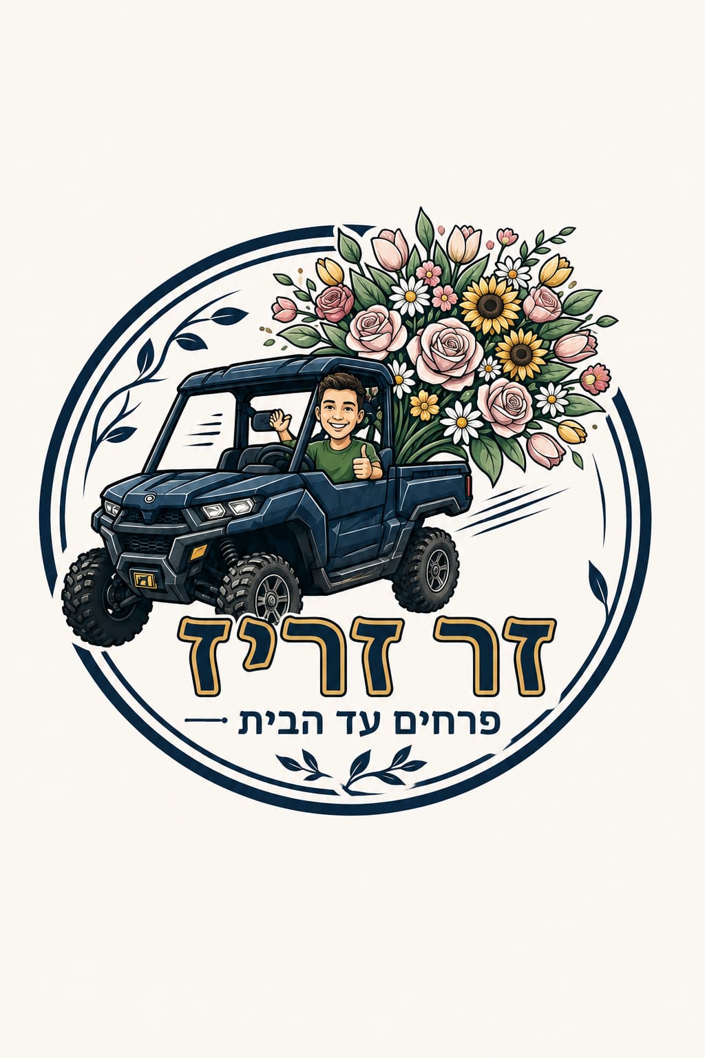 זר פרחים צבעוני וטרי באגרטל על שולחן מעוצב בסלון