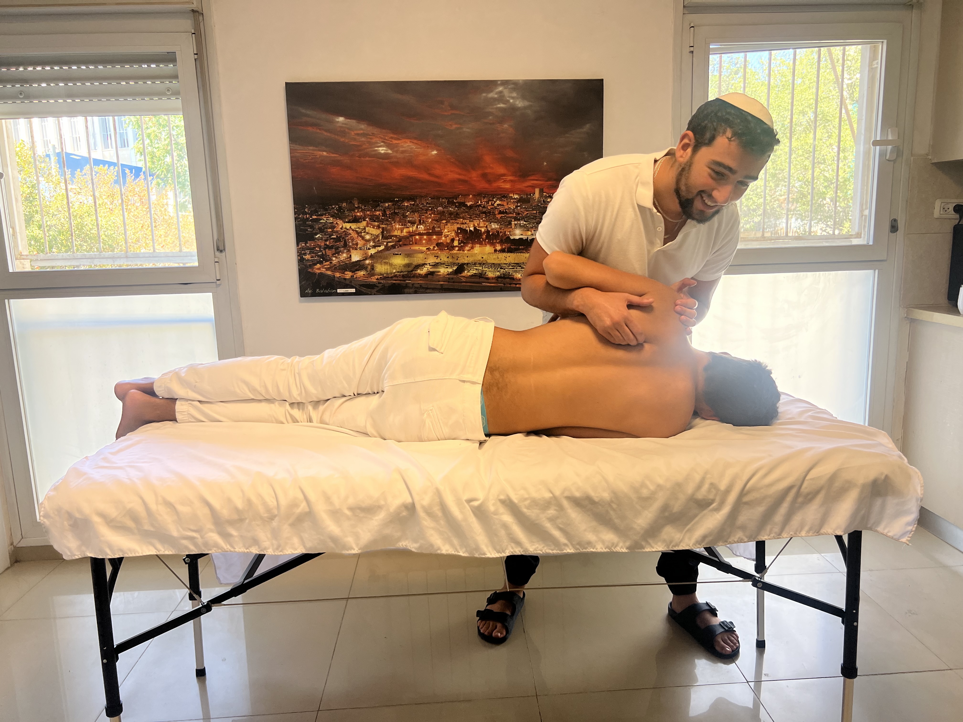 Pain Treatment Clinic, spa room with massage table