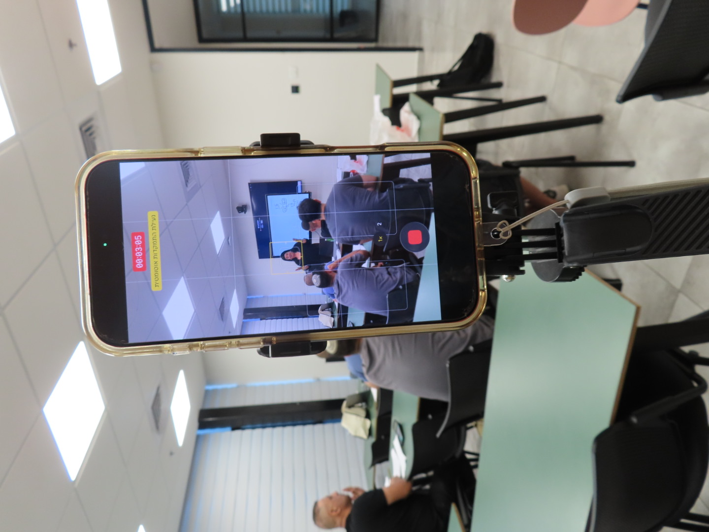 Students learning in a modern boutique classroom setting